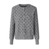 ドットジャガードカーディガン ドットカーディガン ニットカーディガン | COCOMOMO | 詳細画像16 