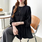 ペプラムドッキングニット チュニックブラウス ペプラム | COCOMOMO | 詳細画像16 