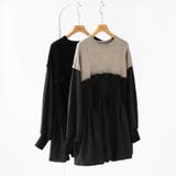 ペプラムドッキングニット チュニックブラウス ペプラム | COCOMOMO | 詳細画像19 