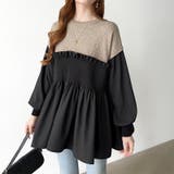 ペプラムドッキングニット チュニックブラウス ペプラム | COCOMOMO | 詳細画像8 