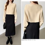 袖パールドルマンニット ボートネック ドルマンスリーブ | COCOMOMO | 詳細画像25