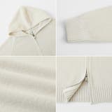 ニットパーカー ダブルジップパーカー ニット | COCOMOMO | 詳細画像23 