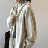 ニットパーカー ダブルジップパーカー ニット | COCOMOMO | 詳細画像4 