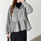 ぺプラムパーカー フリルパーカー ペプラム | COCOMOMO | 詳細画像6