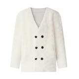 ボアジャケット ノーカラーコート アウター | COCOMOMO | 詳細画像27 