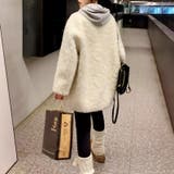 ボアジャケット ノーカラーコート アウター | COCOMOMO | 詳細画像6 