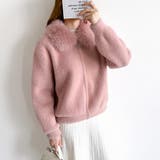 ふわふわファー×シャギー ファー付きシャギーブルゾン ブルゾン | COCOMOMO | 詳細画像22