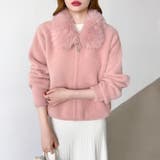 ふわふわファー×シャギー ファー付きシャギーブルゾン ブルゾン | COCOMOMO | 詳細画像23