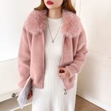 ふわふわファー×シャギー ファー付きシャギーブルゾン ブルゾン | COCOMOMO | 詳細画像29