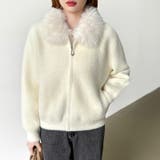 ふわふわファー×シャギー ファー付きシャギーブルゾン ブルゾン | COCOMOMO | 詳細画像31