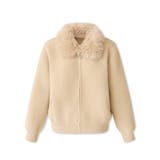 ふわふわファー×シャギー ファー付きシャギーブルゾン ブルゾン | COCOMOMO | 詳細画像48
