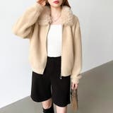 ふわふわファー×シャギー ファー付きシャギーブルゾン ブルゾン | COCOMOMO | 詳細画像6