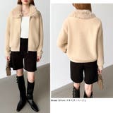 ふわふわファー×シャギー ファー付きシャギーブルゾン ブルゾン | COCOMOMO | 詳細画像7