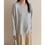 抜け感リラックスニット ラウンドネックニット 長袖ニット | COCOMOMO | 詳細画像26