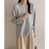抜け感リラックスニット ラウンドネックニット 長袖ニット | COCOMOMO | 詳細画像27