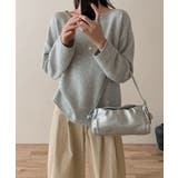 抜け感リラックスニット ラウンドネックニット 長袖ニット | COCOMOMO | 詳細画像29