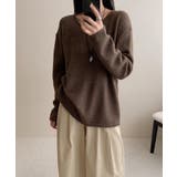 抜け感リラックスニット Vネックニット 長袖ニット | COCOMOMO | 詳細画像19