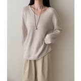 抜け感リラックスニット Vネックニット 長袖ニット | COCOMOMO | 詳細画像26