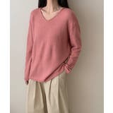 抜け感リラックスニット Vネックニット 長袖ニット | COCOMOMO | 詳細画像35