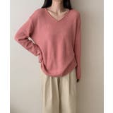 抜け感リラックスニット Vネックニット 長袖ニット | COCOMOMO | 詳細画像37