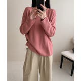 抜け感リラックスニット Vネックニット 長袖ニット | COCOMOMO | 詳細画像38