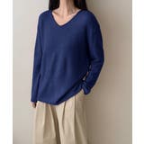 抜け感リラックスニット Vネックニット 長袖ニット | COCOMOMO | 詳細画像43