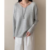 抜け感リラックスニット Vネックニット 長袖ニット | COCOMOMO | 詳細画像7