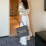 ボーダーフードカーディガン ボーダーカーディガン ニットパーカー | COCOMOMO | 詳細画像11 