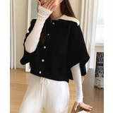 ドルマンショートジャケット ケープコート ショートジャケット | COCOMOMO | 詳細画像3 