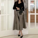 大人上品に着映えるジャガードスカート フレアスカート オフィスカジュアル | COCOMOMO | 詳細画像18 