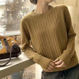 【11色展開】ケーブル編みニット ケーブルニット ニットセーター | COCOMOMO | 詳細画像20 