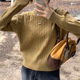 【11色展開】ケーブル編みニット ケーブルニット ニットセーター | COCOMOMO | 詳細画像21 