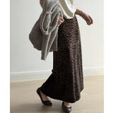 レオパードベロアスカート ベロアスカート ヒョウ柄スカート | COCOMOMO | 詳細画像13 