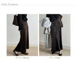 レオパードベロアスカート ベロアスカート ヒョウ柄スカート | COCOMOMO | 詳細画像23 