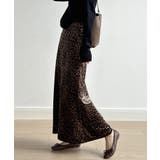 レオパードベロアスカート ベロアスカート ヒョウ柄スカート | COCOMOMO | 詳細画像6 