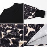 ボタニカル柄ドッキングワンピース ドッキングワンピース オフィスカジュアル | COCOMOMO | 詳細画像21 