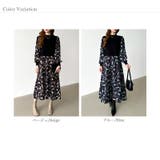 ボタニカル柄ドッキングワンピース ドッキングワンピース オフィスカジュアル | COCOMOMO | 詳細画像22 