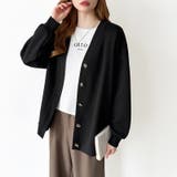 きれい見えでもラク。今欲しいポンチカーデ ドロップショルダー カーディガン | COCOMOMO | 詳細画像27 