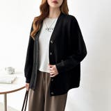 きれい見えでもラク。今欲しいポンチカーデ ドロップショルダー カーディガン | COCOMOMO | 詳細画像30 