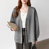 きれい見えでもラク。今欲しいポンチカーデ ドロップショルダー カーディガン | COCOMOMO | 詳細画像33 