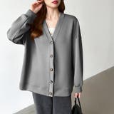 きれい見えでもラク。今欲しいポンチカーデ ドロップショルダー カーディガン | COCOMOMO | 詳細画像35 