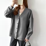 きれい見えでもラク。今欲しいポンチカーデ ドロップショルダー カーディガン | COCOMOMO | 詳細画像36 