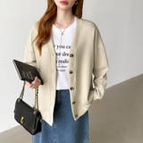 きれい見えでもラク。今欲しいポンチカーデ ドロップショルダー カーディガン | COCOMOMO | 詳細画像2 