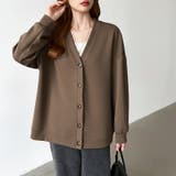 きれい見えでもラク。今欲しいポンチカーデ ドロップショルダー カーディガン | COCOMOMO | 詳細画像14 