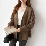 きれい見えでもラク。今欲しいポンチカーデ ドロップショルダー カーディガン | COCOMOMO | 詳細画像17 