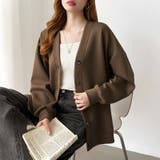 きれい見えでもラク。今欲しいポンチカーデ ドロップショルダー カーディガン | COCOMOMO | 詳細画像19 