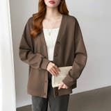 きれい見えでもラク。今欲しいポンチカーデ ドロップショルダー カーディガン | COCOMOMO | 詳細画像20 