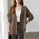 きれい見えでもラク。今欲しいポンチカーデ ドロップショルダー カーディガン | COCOMOMO | 詳細画像21 