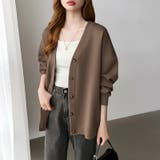 きれい見えでもラク。今欲しいポンチカーデ ドロップショルダー カーディガン | COCOMOMO | 詳細画像22 