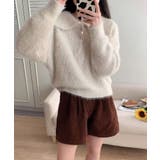 ふわふわシャギーポロニット シャギーニット 韓国ファッション | COCOMOMO | 詳細画像6